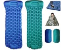 Mata samopompująca MATERAC TREKKINGOWY wbudowana POMPKA+ koc - 5