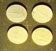 Monety – 4 sztuki, 10 włoskich lirów z 1982, 1979 i 1954 r., - 2