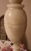 Stojąca, przepiękna lampa z alabastru - 1