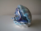 Figurka – ozdoba ceramiczna – Delfiny w muszli - 6