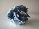 Figurka – ozdoba ceramiczna – Delfiny w muszli - 2