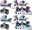 NOWY Wózek Dziecięcy CR7 zestaw 3w1 z Fotelikiem - 5