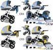 NOWY Wózek Dziecięcy CR7 zestaw 3w1 z Fotelikiem - 4