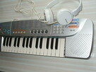 Keyboard dla dzieci Casio SA-45 ze słuchawkami Sony - 5