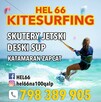 Kitesurfing - kursy na HEL66 pakiety - możliwość noclegu. - 2