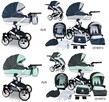 Wózek Dziecięcy Aveiro 4w1 Fotelik Samochodowy Baza Isofix - 4