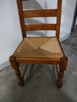 Piękny rzeźbiony drewniany stół z krzesłami - 5