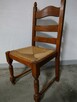 Piękny rzeźbiony drewniany stół z krzesłami - 6