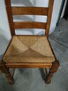Piękny rzeźbiony drewniany stół z krzesłami - 2