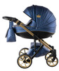 Navi - Metalic Blue Gold - 3w1 - Wózek dziecięcy - Kajtex - 4
