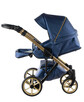 Navi - Metalic Blue Gold - 3w1 - Wózek dziecięcy - Kajtex - 6