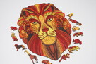 Puzzle Drewniane Premium EKO Układanka LION 215 el. Rozmiar - 3