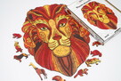 Puzzle Drewniane Premium EKO Układanka LION 215 el. Rozmiar - 7