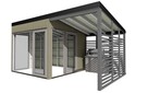 Altana grillowa ogrodowa Grill3 X 3 M Z PRZEDŁUŻENIEM 2X3M - 9