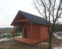 Drewniany domek działkowy z antresolą - altanyna5 - 3