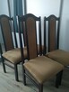 Krzesla drewniane brazowe na wymiar Warszawa meble do salonu - 2