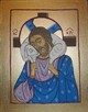 obraz olejny Jezus Chrystus dobry pasterz ikona Wielkanoc - 2