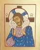 obraz olejny Jezus Chrystus dobry pasterz ikona Wielkanoc - 1