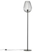 Lampa podłogowa z metalową podstawą z przełącznikiem łącznym - 4