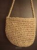 Śliczny mały shopper z jutową różą - 5