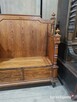 Drewniana duża ławka ze schowkiem - 6