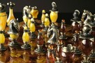 Szachy z naturalnego bursztynu. Chess Byzantium - 6