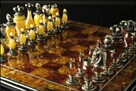 Szachy z naturalnego bursztynu. Chess Byzantium - 3