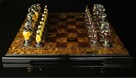 Szachy z naturalnego bursztynu. Chess Byzantium - 1