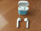 Słuchawki bezprzewodowe BT dla Android i iOS - białe, nowe - 6