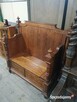 Drewniana duża ławka ze schowkiem - 3