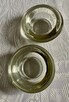 Para szklanych świeczników vintage na tealighty - 3