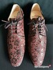 Eleganckie półbuty Rozm.44 BORDO Skóra JAK NOWE - 2
