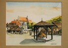 Kazimierz Dolny, pejzaż, akwarela, obraz, Stefański - 4