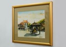 Kazimierz Dolny, pejzaż, akwarela, obraz, Stefański - 2