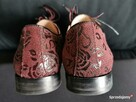 Eleganckie półbuty Rozm.44 BORDO Skóra JAK NOWE - 4