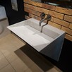 Umywalka jednoosobowa z odpływem liniowym (solid surface) - 7