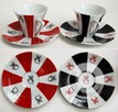 Filiżanki espresso Moulin Rouge, porcelana Limoges - 6