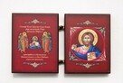 Ikona rozkładana rosyjska Jezus Maryja Józef, druk - 6