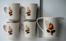 Kernewek Cornwall, ceramika róża herbaciana komplet do kawy - 15