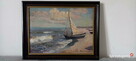Obraz olejny M. Wyszkowski - marina. - 3