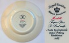 Talerze botaniczne vintage, Royal Cauldon, Anglia, kamionka - 10