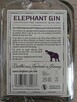 Elephant Gin 0,5l -PUSTA-kolekcjonerska- real foto - 3