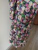 Satynowa sukienka koktajlowa kwiaty r. M 38 - 5