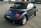 Volkswagen New Beetle 1,6B dudki11 Cabrio,Podg.Fot.Skóry.El.szyby,Centralka,OKAZJA - 9