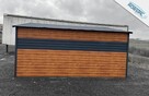 Garaż Blaszany drewnopodobny 6x6m - 3
