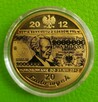 Moneta z Banknotem PRL 100 200 , 5000 , 1000 Miedź PLATYNOWA - 10