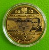 Moneta z Banknotem PRL 100 200 , 5000 , 1000 Miedź PLATYNOWA - 8