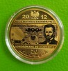 Moneta z Banknotem PRL 100 200 , 5000 , 1000 Miedź PLATYNOWA - 4