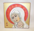 Obraz olejny złoty Matka Boża Fatimska ikona Maryja - 2