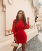 Czerwona sukienka z odkrytymi plecami Lou Kenzie r. XL 42 - 1
